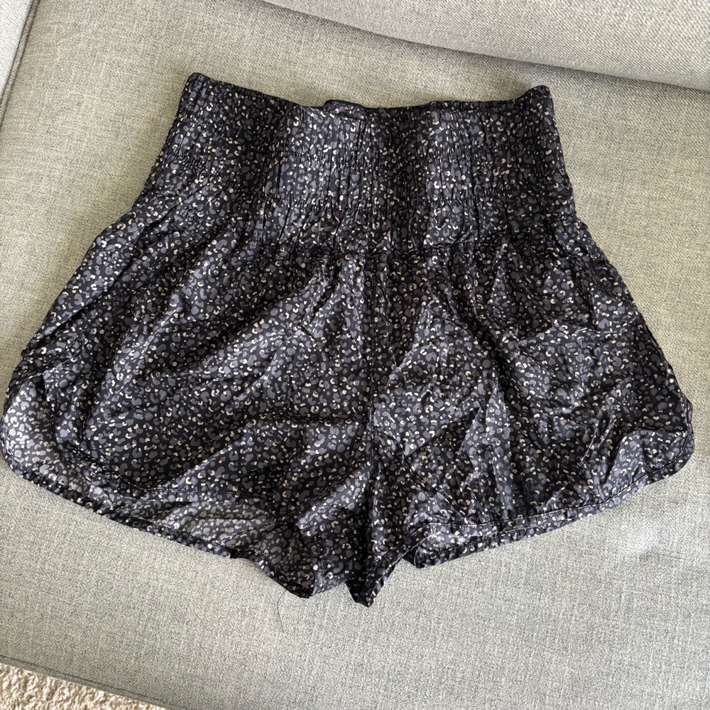 FP Movement The Way Home Shorts Leopard Print size L
